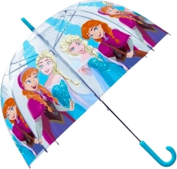 Umbrelă manuală pentru copii Frozen cu Anna și Elsa
