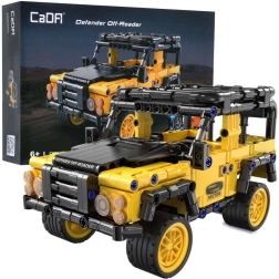 CaDA mașină de teren Defender Off-Roader cu propulsie pull-back, 389 piese