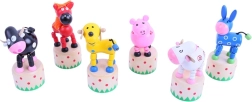 Animale din lemn presabile Bigjigs Toys