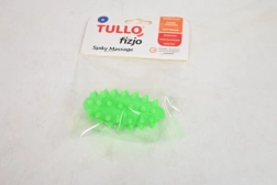 Fizjo rolă de masaj rehabilitare tip „fasole” cu țepi 7,4 cm verde
