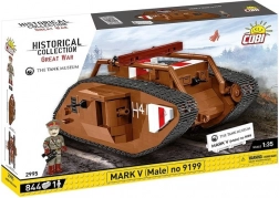 COBI Mark V (Male) tanc 1:35 set de construcție 844 piese