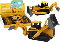 Excavator Caterpillar Vehicul de construcții pe șenile, 2 cupe, galben