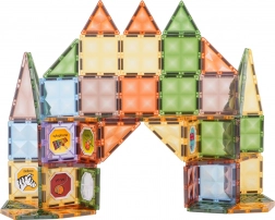 Set de construcție magnetică 3D – set 85 de piese