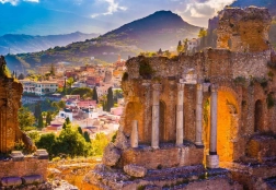 Puzzle Amfiteatrul din Taormina 1000 piese