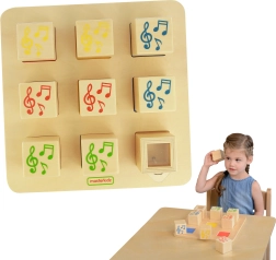 Masterkidz Set Sensorial de Sortat Muzical Montessori din Lemn