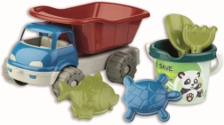 Set Androni pentru nisip, cu mașinuță din plastic reciclat