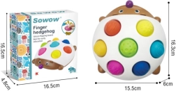 Jucărie senzorială arici cu jumătăți de silicon