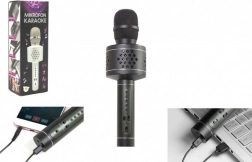 Microfon karaoke Bluetooth cu difuzor și efect de ecou – negru