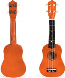 Ukulele din lemn pentru copii cu 4 corzi din nailon ECOTOYS