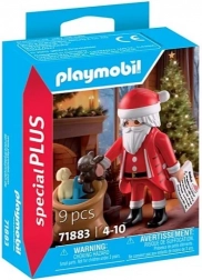 Figurină PLAYMOBIL Moș Crăciun cu lista de dorințe