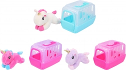 Unicorn în cutie de transport