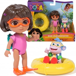 Dora Explorează lumea Splash-Splash – figurinele Dora și Butek cu accesorii