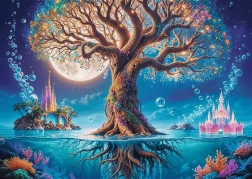 TREFL Puzzle Premium Plus Ora Ceaiului: Arbore Magic 500 de piese