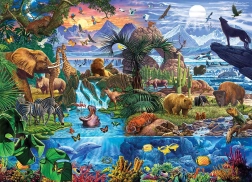 EUROGRAPHICS Puzzle Animalele lumii 5000 piese