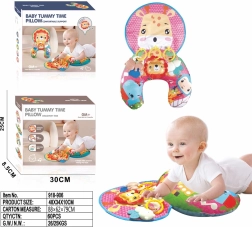 Pernuță senzorială pentru cei mai mici, girafă, cu agățători detașabile