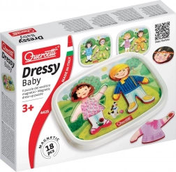 Puzzle magnetic de îmbrăcat QUERCETTI Dressy Baby