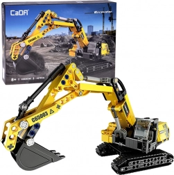 Cada set tehnic de construcție – excavator pe șenile cu elemente mobile, 467 piese