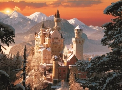 Puzzle Castelul Neuschwanstein de Iarnă 3000 Piese Trefl