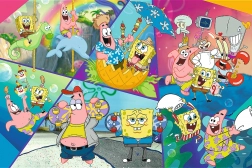 Puzzle SpongeBob în Bikini Bottom 300 piese