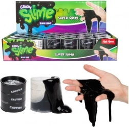 slimă neagră în butoi