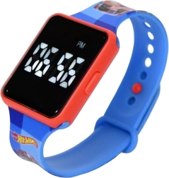 Ceas digital pentru copii LEXIBOOK HOT WHEELS cu alarmă