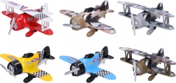 Avion metalic cu mecanism cu întoarcere 12 × 15,5 cm