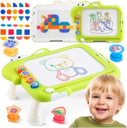 Ricokids tablă magnetică de desen cu măsuță și mozaic rk-823 - 1 bucată