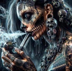 Pictură cu diamante Zombie 30 × 40 cm