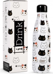 Termos sticlă pentru iubitorii de pisici 500 ml