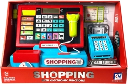 Casă de marcat pentru copii cu terminal de plată și calculator - 1 buc
