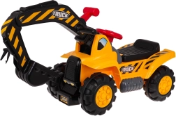 Excavator de jucărie din plastic cu pedale pentru copii