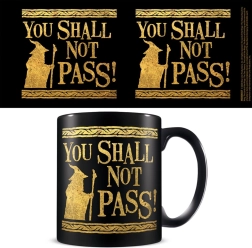 Cană Stăpânul Inelelor cu inscripția You Shall Not Pass 315 ml