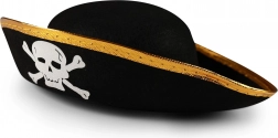 Pălărie de pirat pentru copii cu craniu