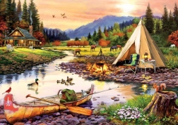 art puzzle camping 3000 piese