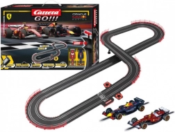 Pistă auto Carrera GO Champion’s Racing cu F1 FERRARI și RED BULL, 4,3 m