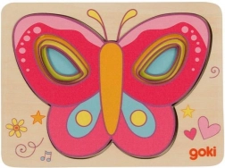 Puzzle stratificate Fluturi