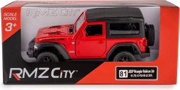 Model auto JEEP Wrangler Rubicon 2021 soft top 1:35 – roșu