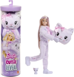 Barbie Cutie Reveal pisoi mov – fundiță dulce