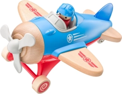 Avion mare de jucărie cu pilot, luminează și emite sunete