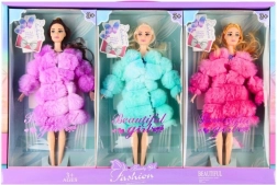 Păpușă cu blăniță 29 cm – păpușă la modă pentru joacă creativă