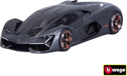 Mașinuță metalică Bburago 1:24 Lamborghini Terzo Millenio gri