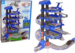 Parcare poliție cu patru etaje 1:64 cu sunete și lumini