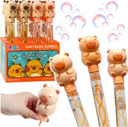Bublifuk capybara 35 cm cu baghetă extensibilă, 120 ml