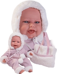 Clara - păpușă bebeluș realistă cu funcție de mișcare și corp moale