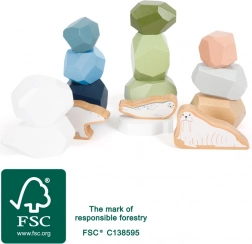 Pietre de echilibru din lemn Arctic