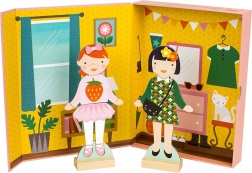 Puzzle magnetic Petit Collage - cele mai bune prietene