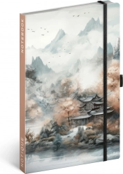 Carnet liniat Notique Japonia 13 × 21 cm