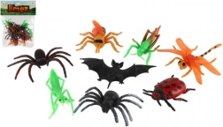 Set de insecte din plastic 8 buc (7–12 cm) în săculeț