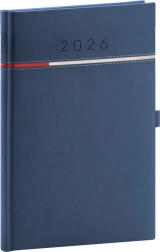 Jurnal săptămânal Tomy 2026 albastru-roșu 15 x 21 cm