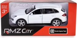 Model metalic RMZ City Porsche Cayenne 1:32 alb cu mecanism pull-back